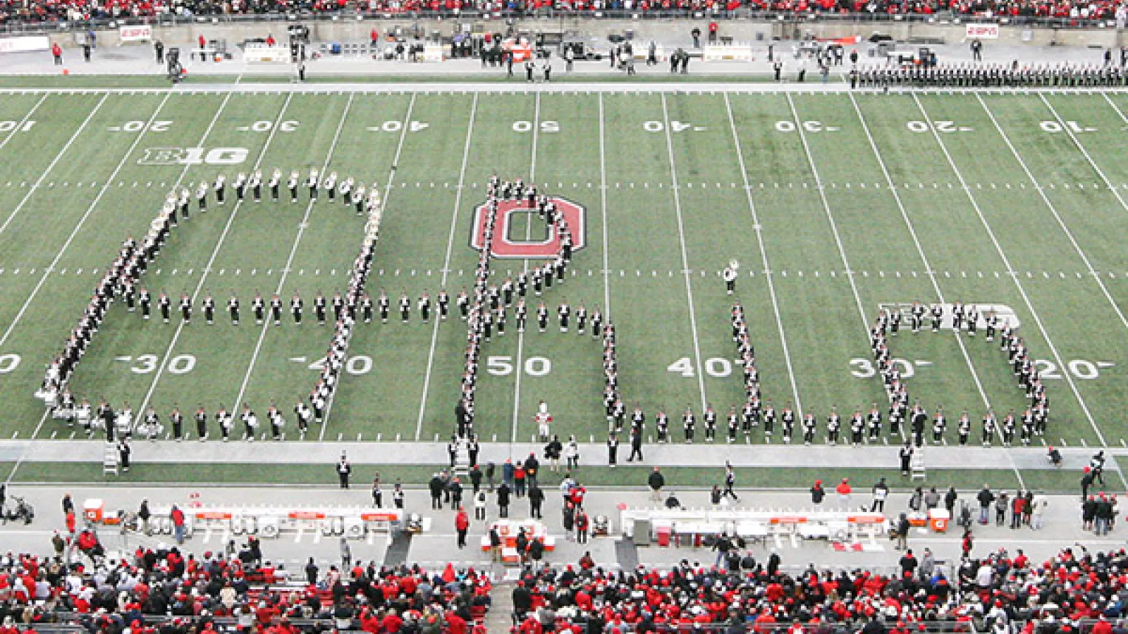 Script Ohio performed at Ohio Stadium